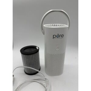 Pure Enrichment PureZone Mini Portable Air Purifier True‎ HEPA White USB Travel
